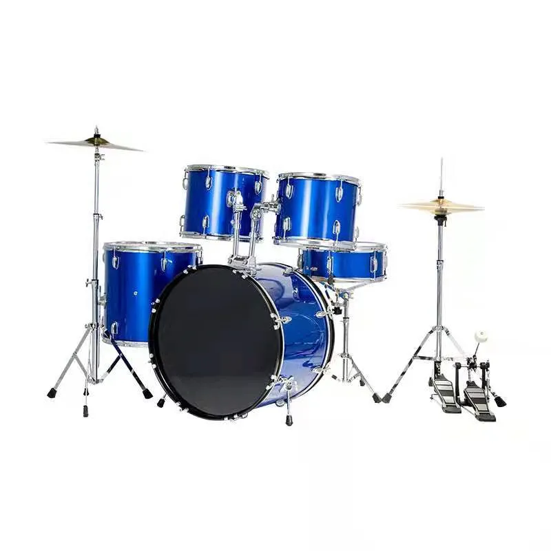 Complete Full Size Adult Drum Set professional playing jazz drums percussion instruments