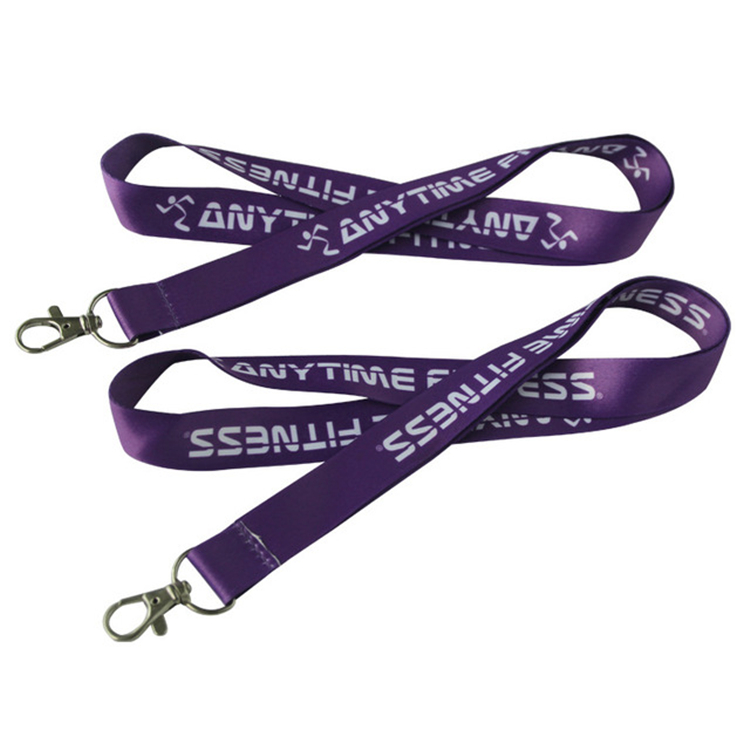 Sublimation custom satin lanyard