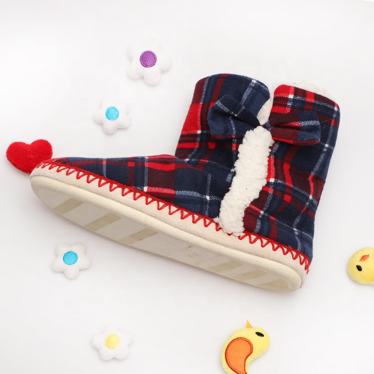 Cozy Winter Warm Memory Foam Coral Velvet Lined Indoor Outdoor House Slippers