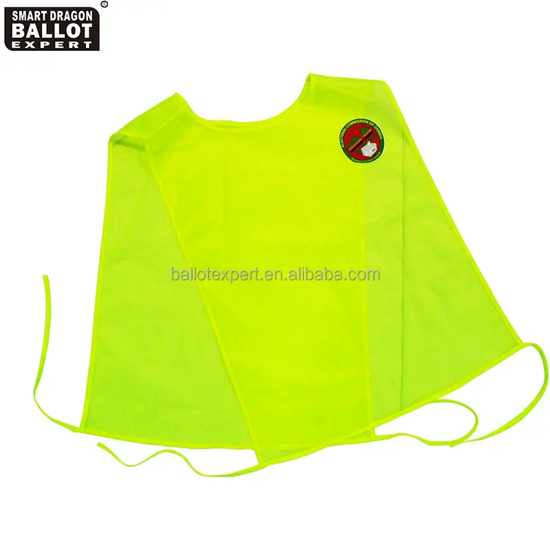 Election Official Polyester Volunteer Vest Election Safety Apron