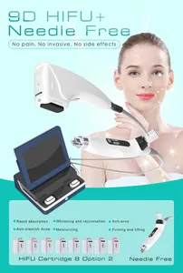 Facial Skin Rejuvenation 9D HIFU + Needle Free 2 In 1 Face Body Treatment Beauty Machine Hifu 9D