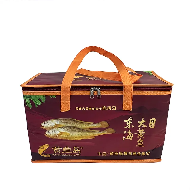 Customized Logo Promotion Reusable Insulation Bag Wholesale Non-woven Insulation Lunch Cold Storage Bag Food Preservation Bag