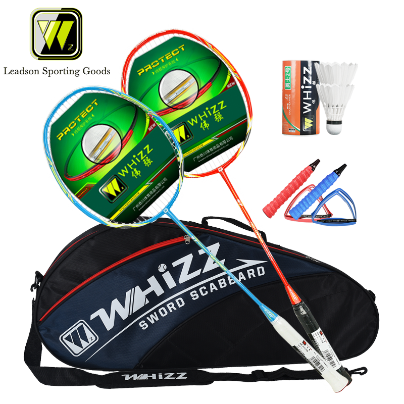 2 шт./упаковка, ракетки для бадминтона S7 WHIZZ Guangzhou по низкой цене