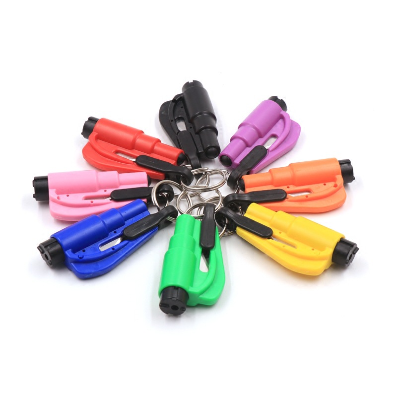 Two-in-one safety hammer for car escape hammer, mini multifunctional glass breaker for car