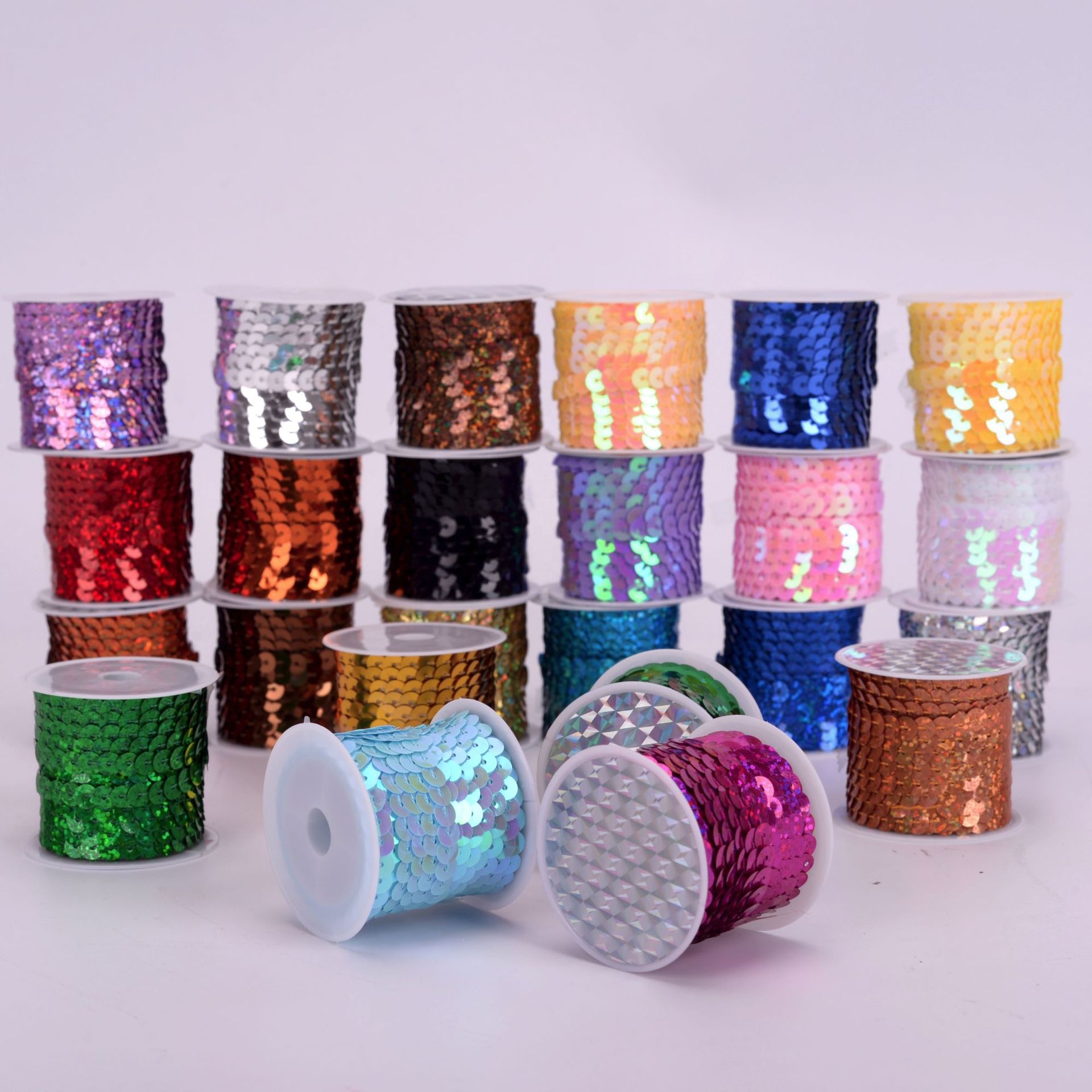 Wholesale DIY Sequin PVC Material Connection Sequin Lace Garment Accessories