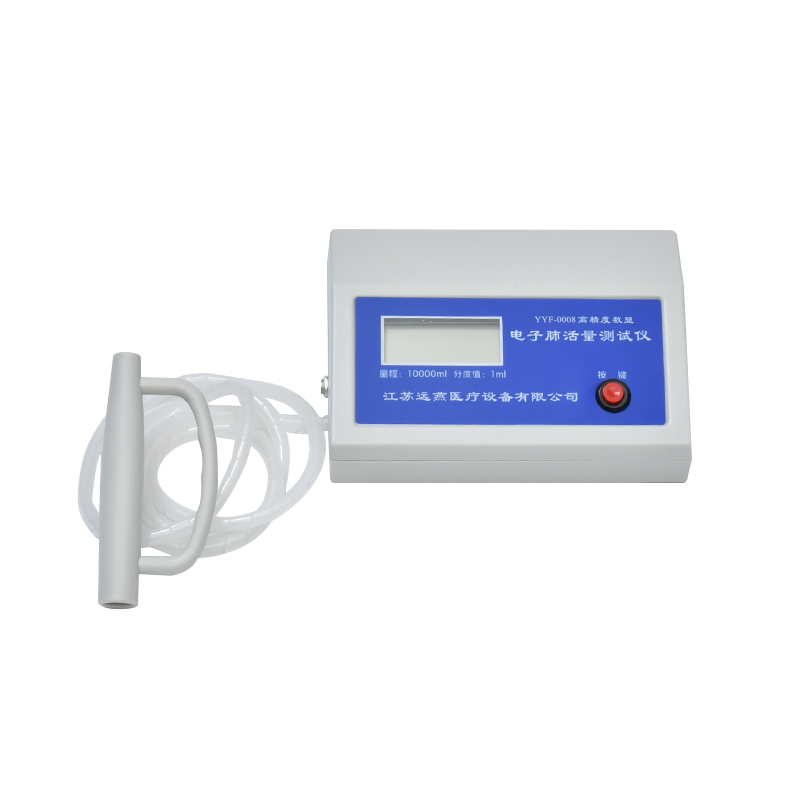 portable electronic digital medical spirometer for measure volume of inspired and expired of lungs health check