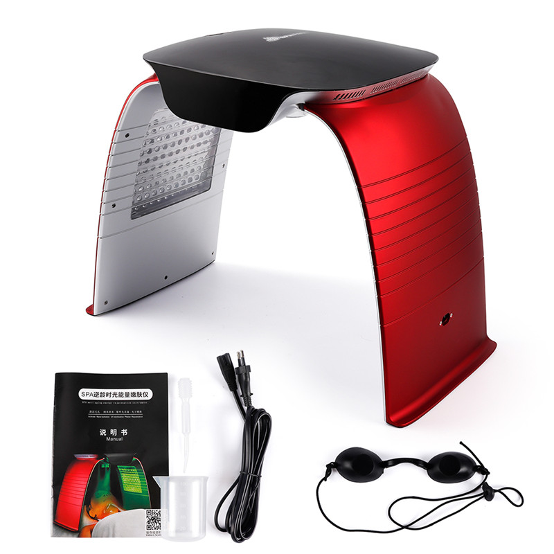 2021s 8 Colors LED Light Therapy Acne Treatment Hot And Cold Nano Water Spray Skin Rejuvenation UV Sterilization Facial Device