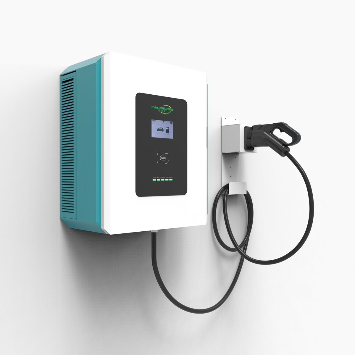 40kw EVCC DC wallbox настенный с RFID карты CCS зарядное устройство chademo зарядное устройство для зарядки электромобиля решение EV зарядное устройство поставщиков
