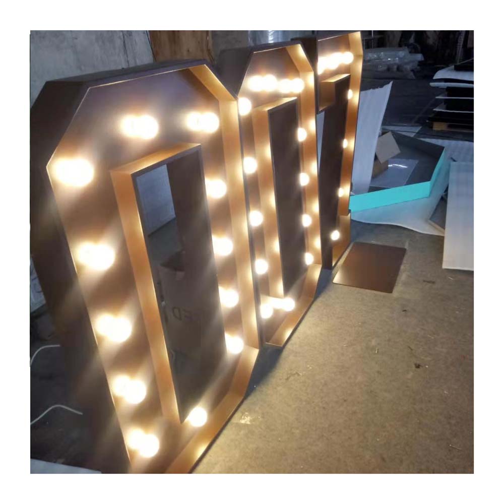 Home Party decorations Alphabet luminous giant prop writing love word light letters large