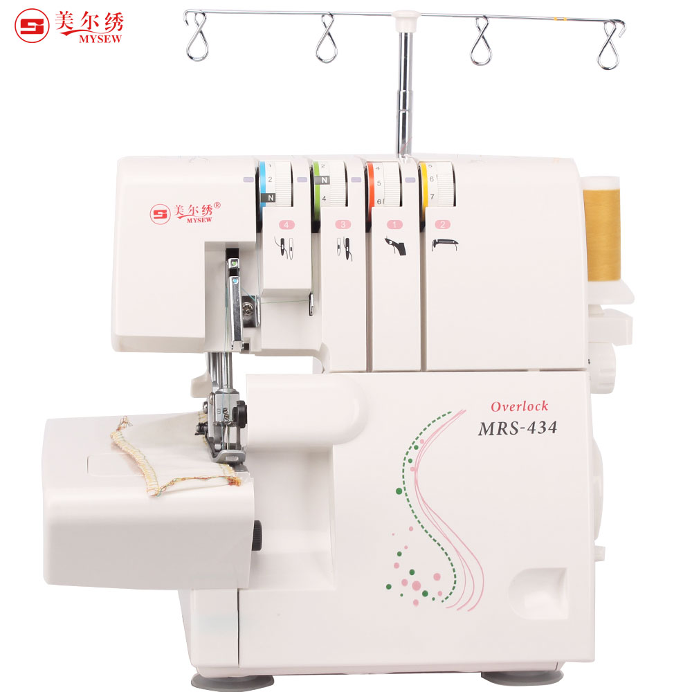 MRS434 multifunctional household four thread three thread household overlock sewing machine price singer sewing machine