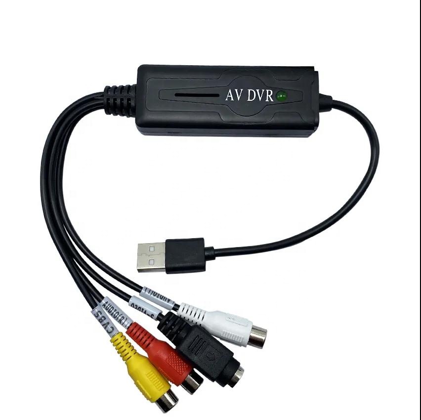Новый внешний Видеорегистратор Аудио AV DV Usb 2,0 адаптер AV DVR Usb видеозахват