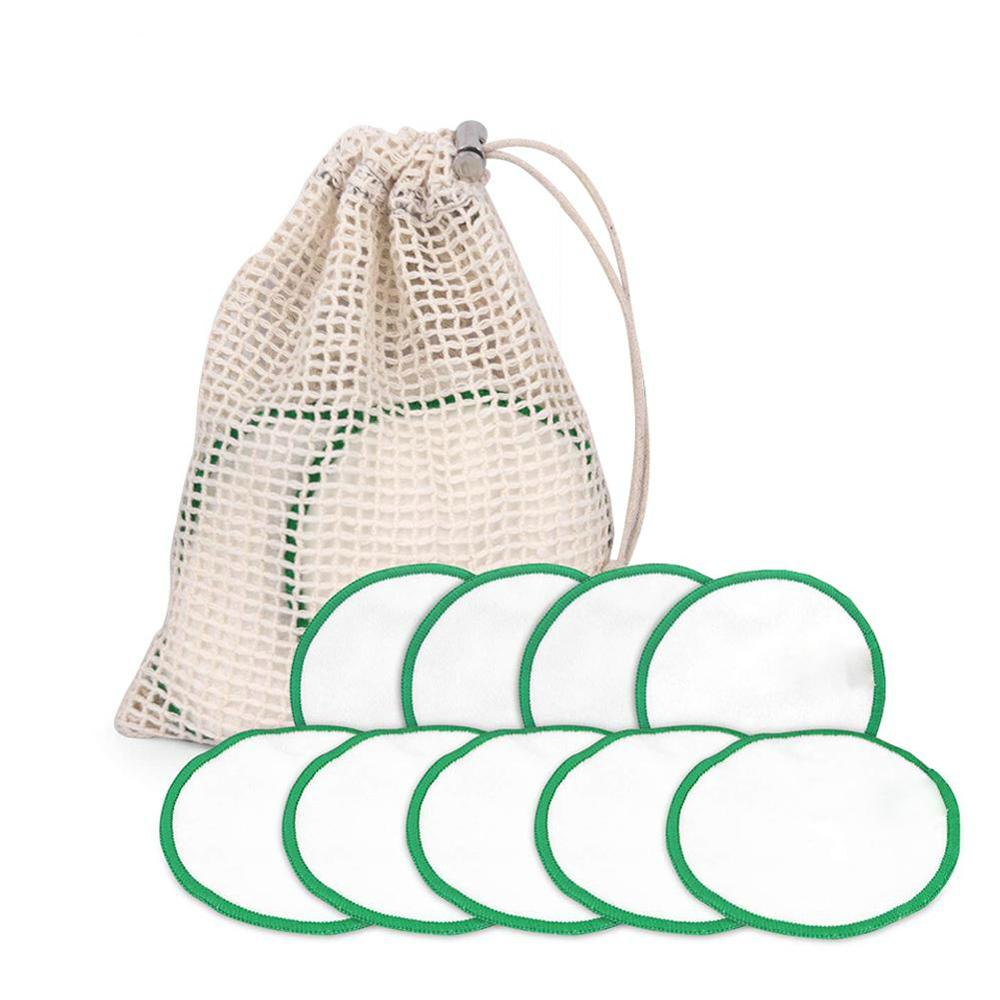 High Quality Cleansing Face Reusable Cotton Make Up Bamboo Makeup Remover Pads