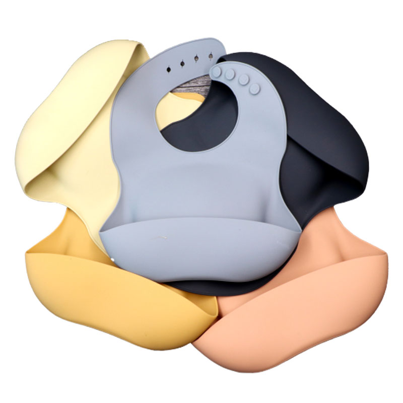 силиконовые нагрудники мягкие детские нагрудники Baby Bibs Silicone