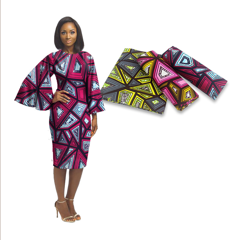 african tissus real pagne wax tissus african ankara fabrics real wax 100% Cotton sewing material H191126