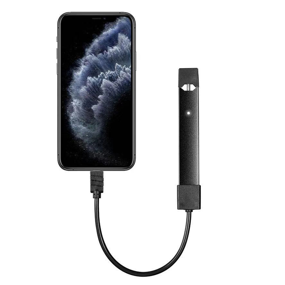 Новое портативное зарядное устройство для электронной сигареты JUUL, зарядный провод, USB-кабель, Micro USB и Type-C