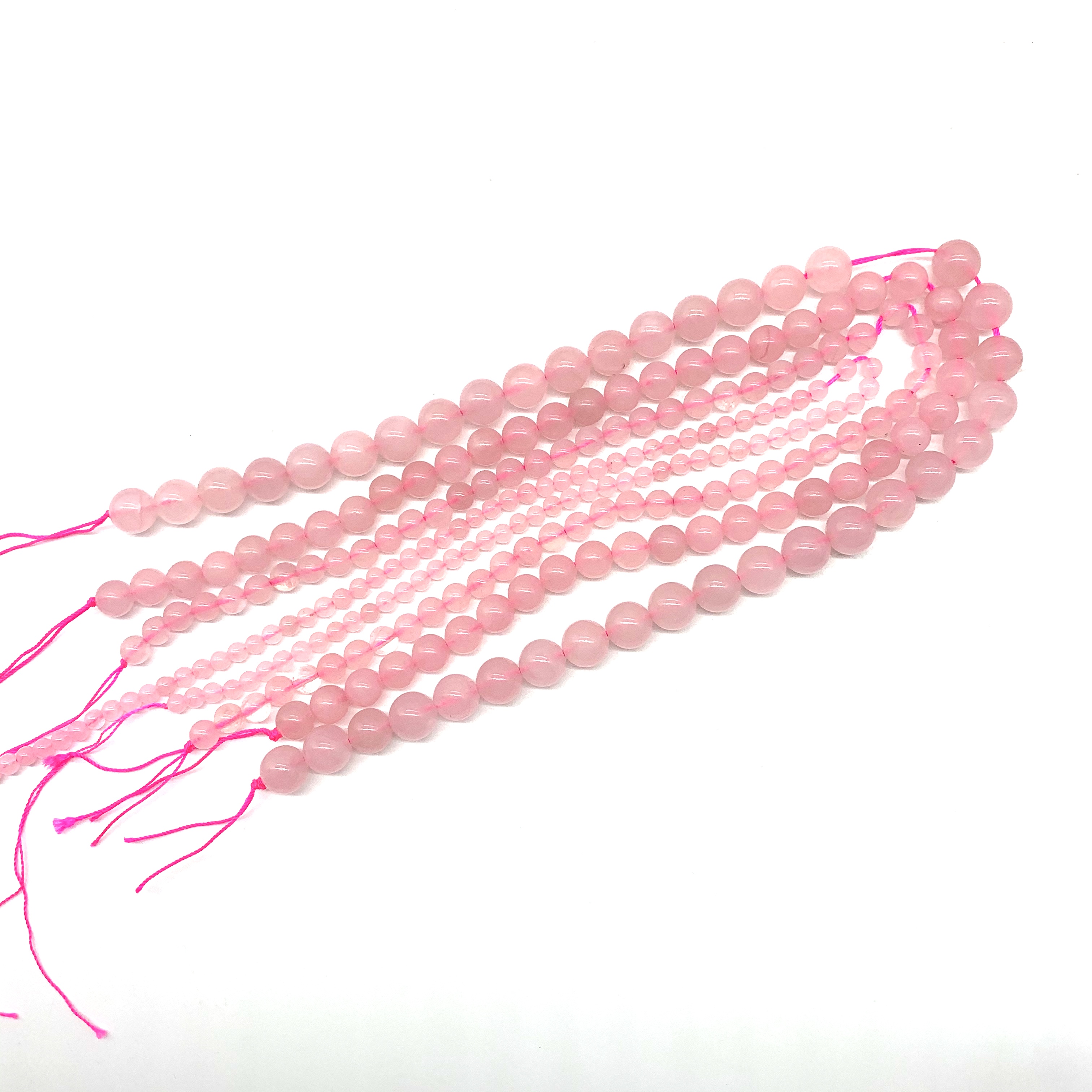 Salable Natural Pink Bead Product Natural Rose Quartz Beads Crystal Reiki for Gift