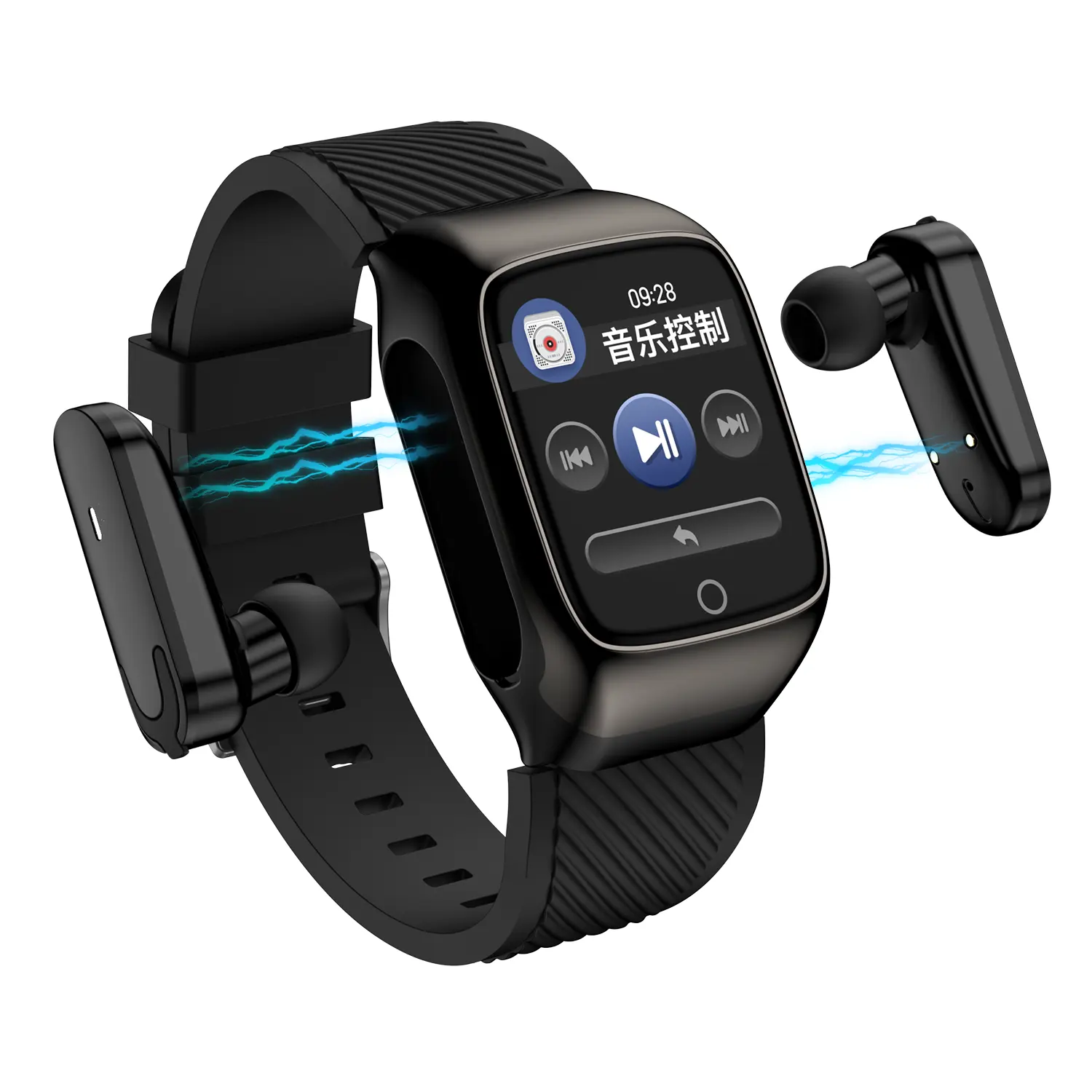 S300 Smartwatch 2021 Health Tracker Sport Smart Bracelet Handsfree Earbuds With Smart Watch 2 in 1 Wireless TWS Earphone