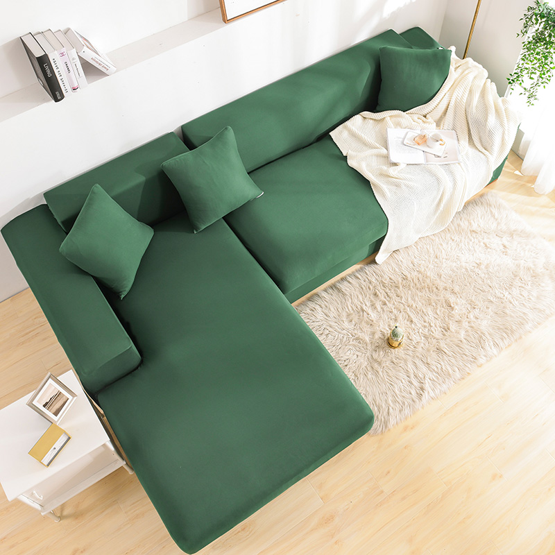 Thickened velvet universal elastic sofa cover split elastic sofa cover