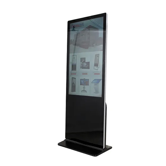 Floor standing 43 inch lcd advertising video player machine equipment kiosk totem digital touch screen signage display