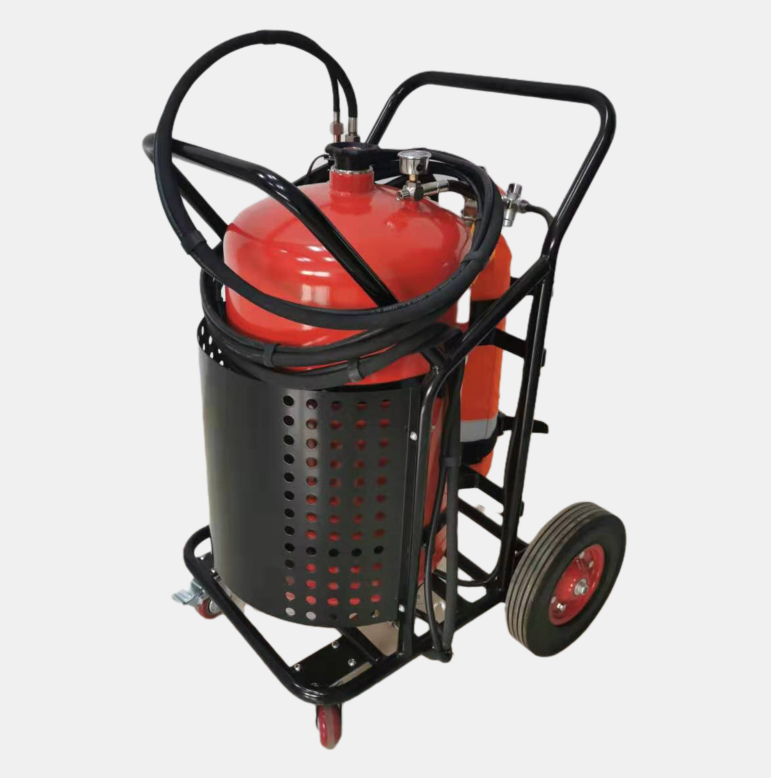 Factory Outlet 50L trolley water mist fire extinguisher with 6m hose