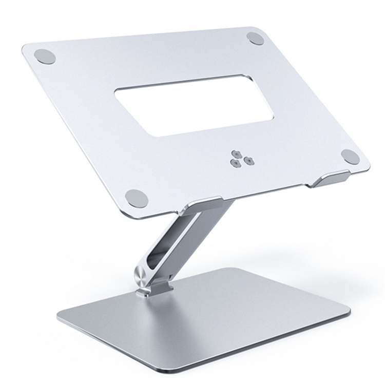 Adjustable Ergonomic Laptop Holder Aluminum Alloy Notebook Stand Compatible with Notebookds Up to 17 inches