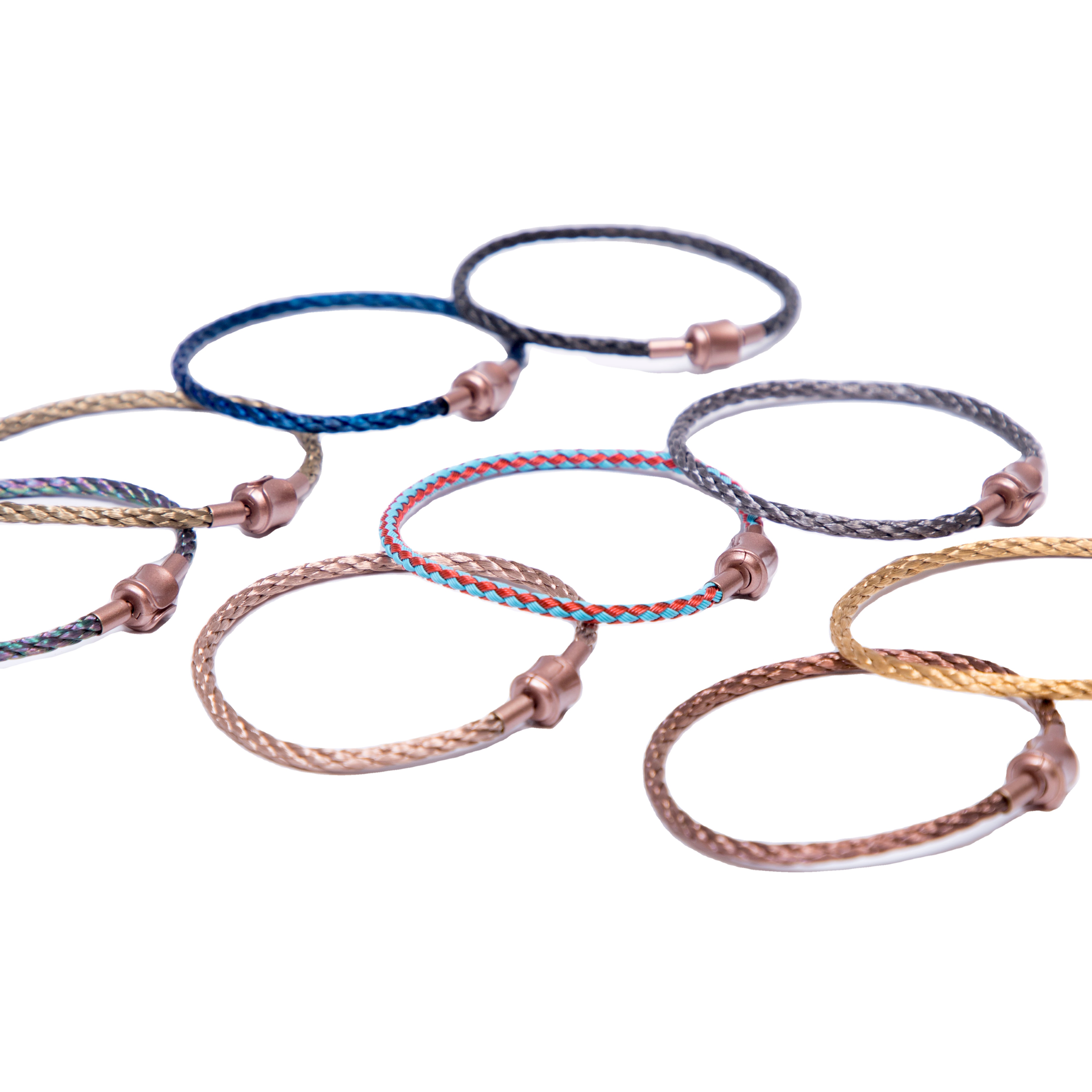 Fashion Portable Lucky Rope Weaving Bracelets Twist Weaved Bracelet