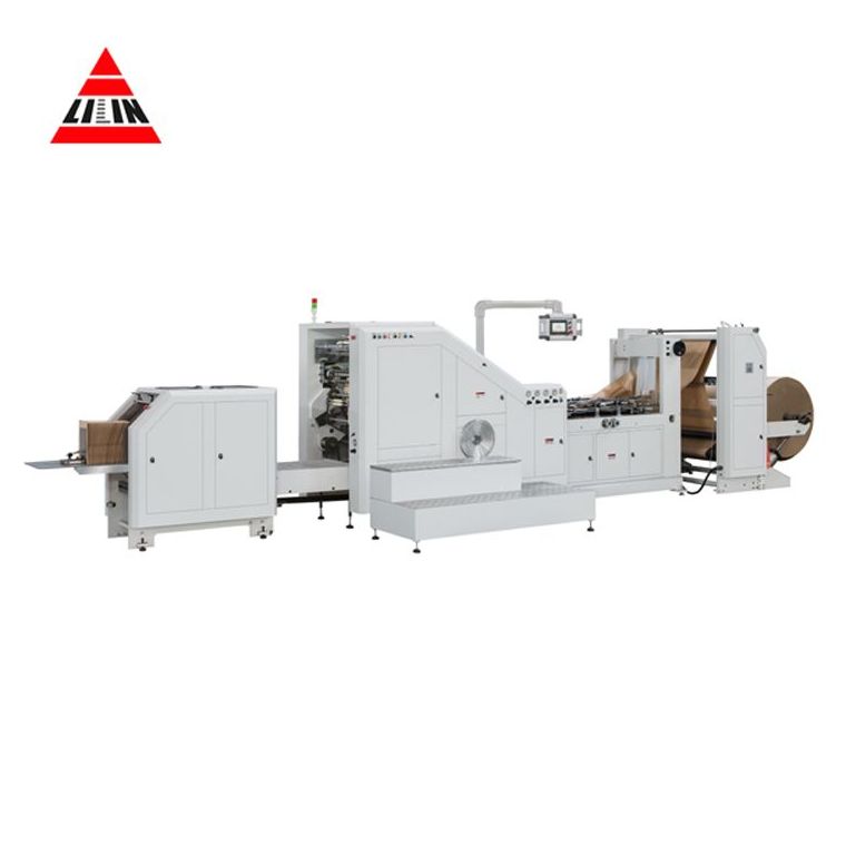 The High-Quality Product China LSB-330-XL Roll Feeding Flexo Printing Square Bottom Paper Bag Making Machine