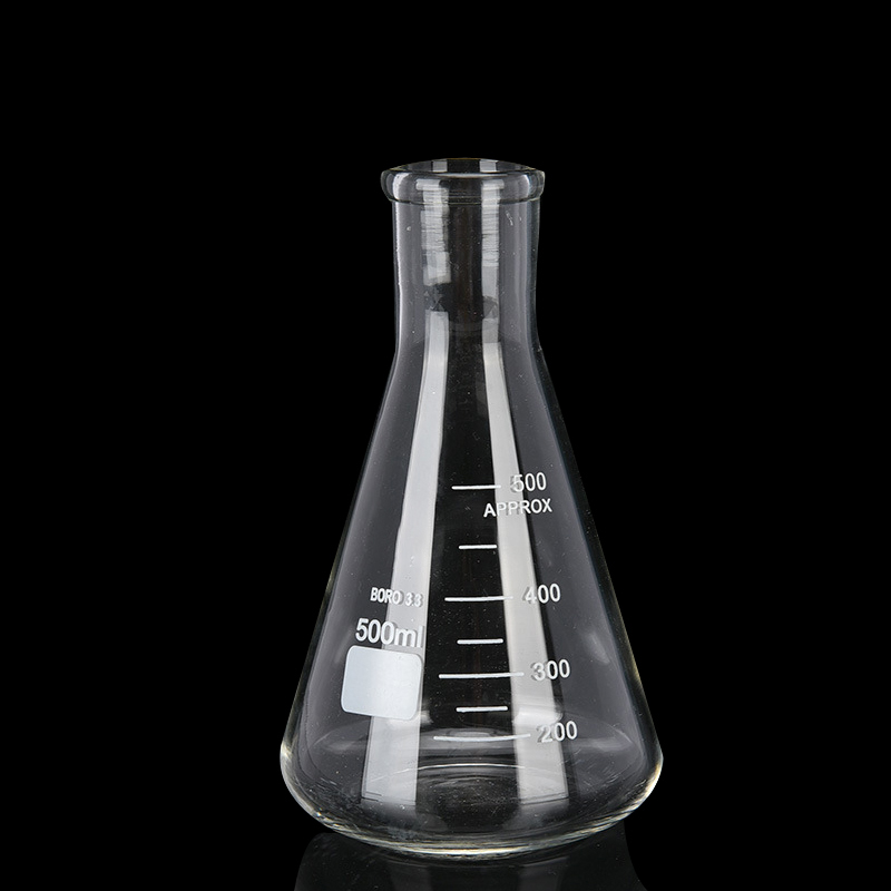 100ml 250ml 1000ml Manufacture Laboratory Transfer Liquid Transparent Glass Conical Flask