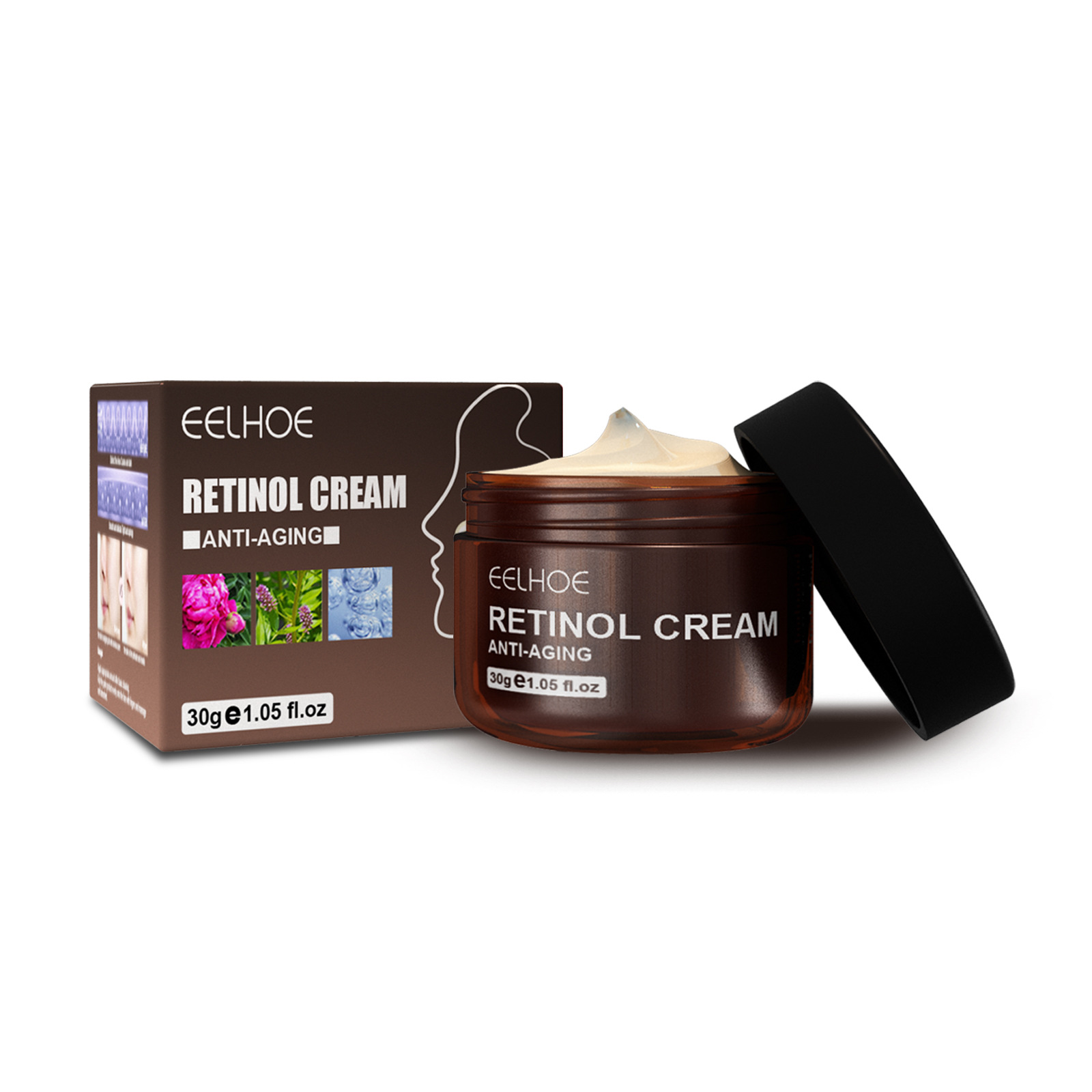 Крем для лица Retinol, отбеливающий крем для лица, Осветляющий морщины и тонкие линии