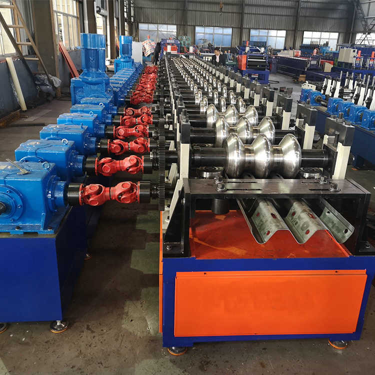 Best Price Hydraulic Metal Crash Barrier Making Machine W Beam 2 Wave 3 Wave Highway Steel Guardrail Roll Forming Machine