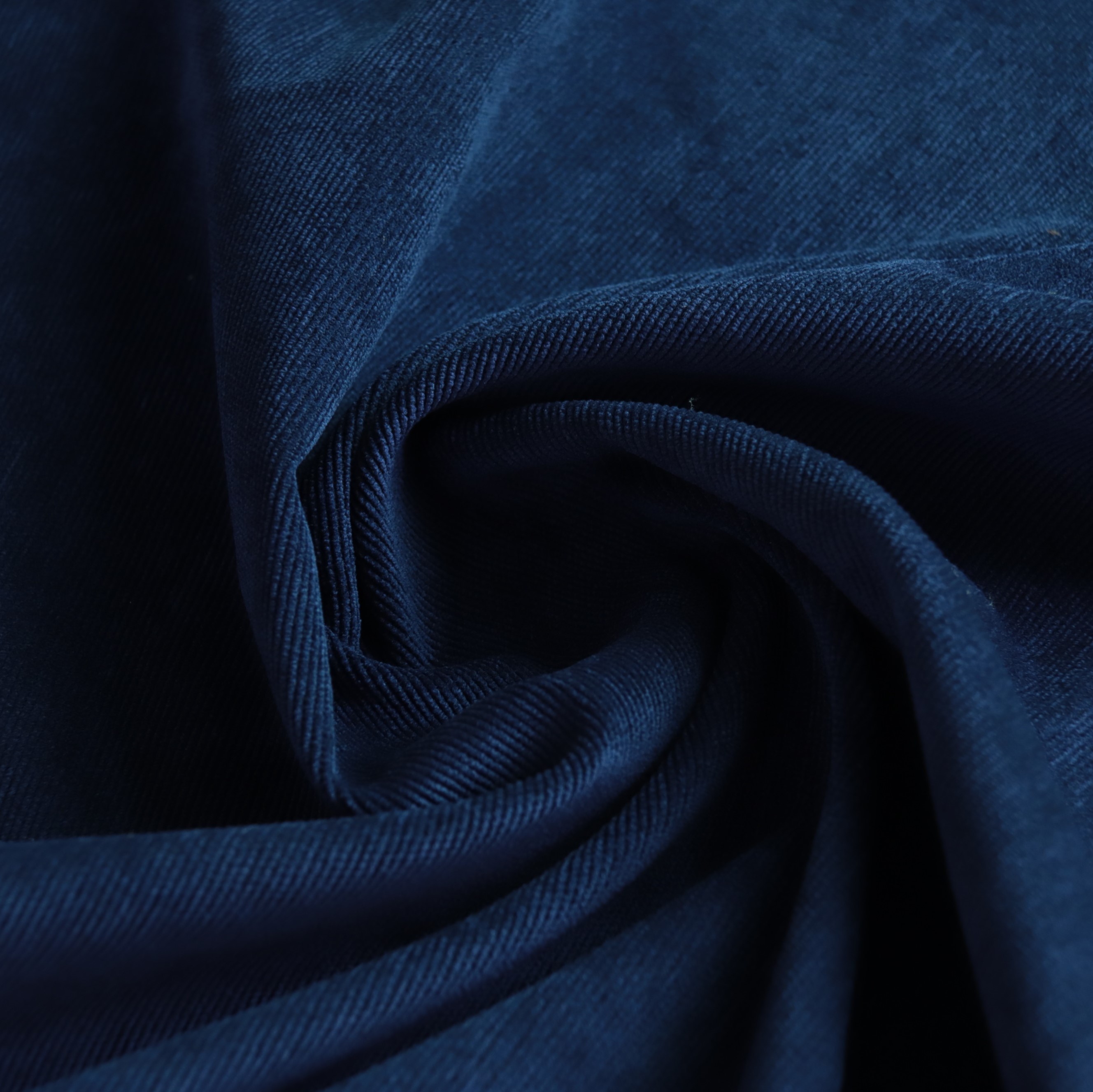 No m Moq 21 wale plain dye 190gsm polyester stretch Corduroy Fabric for Sofa cover, cushion cover