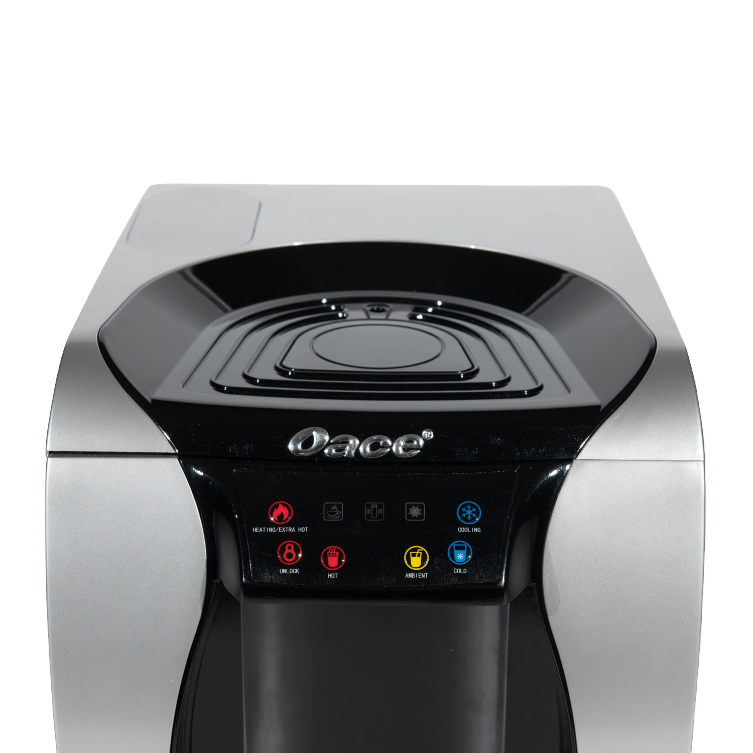 POU Countertop Water Cooler Dispenser, Hot and Cold Dispensers with Child Safety Lock, for Kitchen Home Office