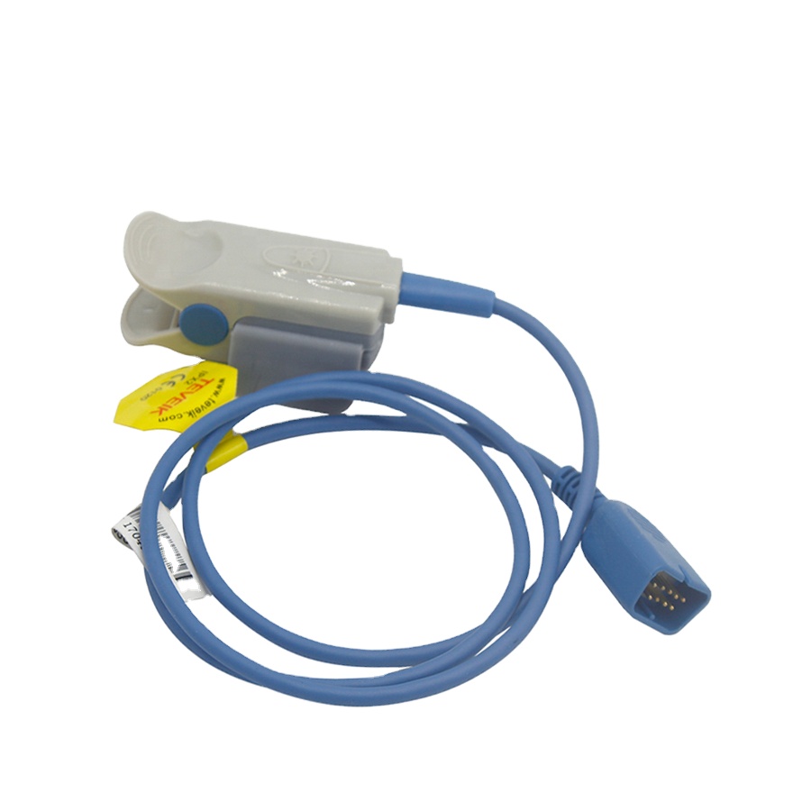Teveik Nihon Kohden 9pin TL-101T / TL-201T клипса на палец для взрослых, напольные сенсор Spo2 зонд в Nihon новорожденного