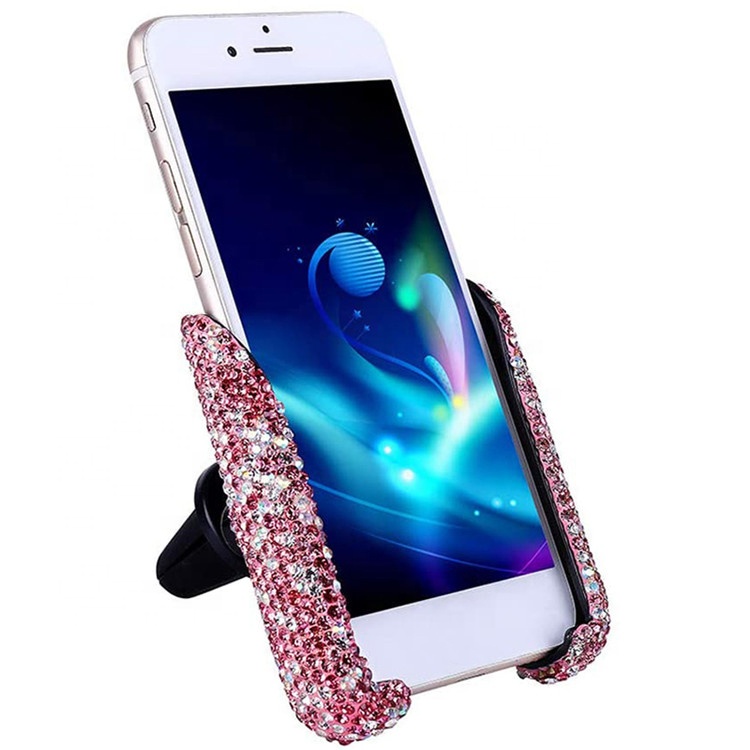 Bling Luxury Stand Holder For Easy View GPS Screen support cell car mobile phone holder