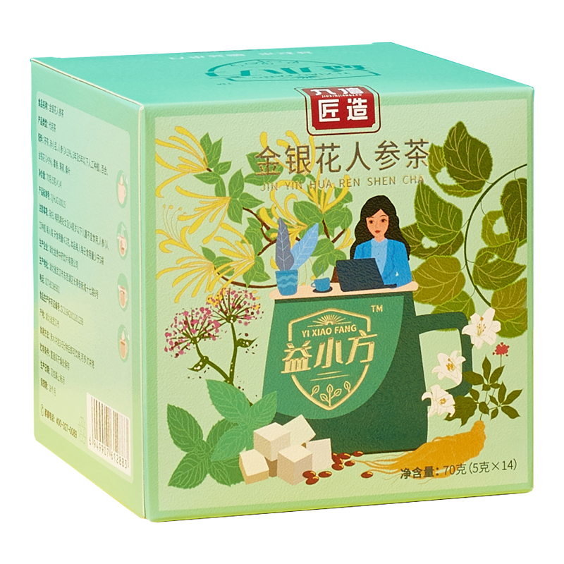 Тоник panax женьшень yi xiao fang чай жимолости женьшень чай