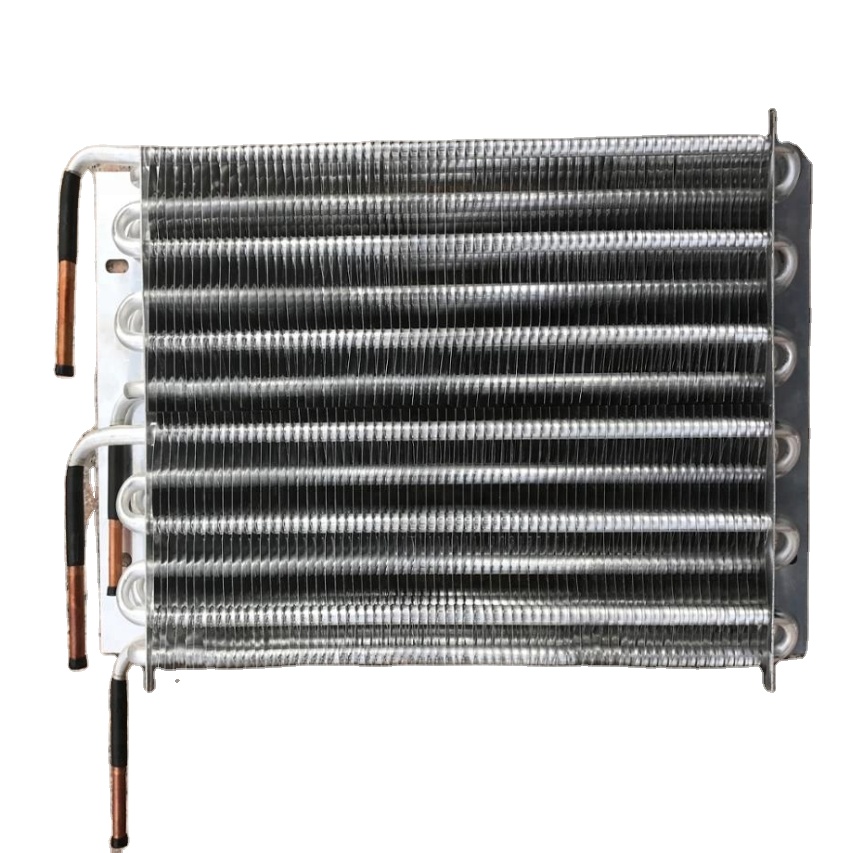 Air conditioner cabinet evaporator coil indoor radiator cooling network copper tube cooling fins