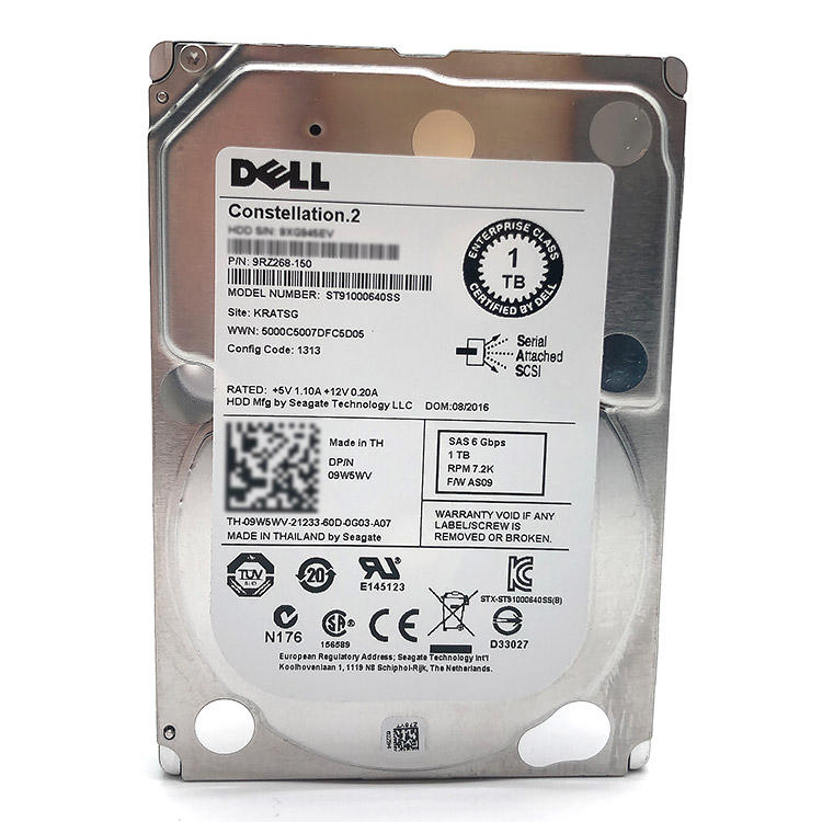Для dell сервера hdd 1 ТБ 7,2 K 12Gb SAS 2,5 жесткий диск на уровне предприятия