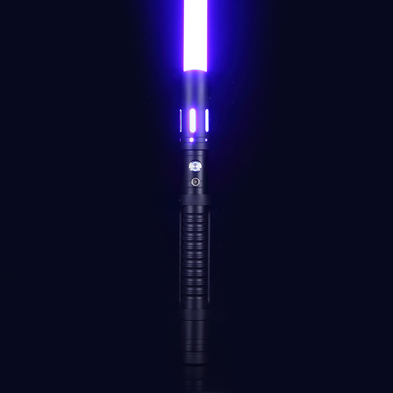 Световой меч Yanqing rgb, меняющий цвет, световой меч для молодых взрослых, тяжелая дуэльная металлическая ручка, высокий световой звук для косплея джедаев ситх