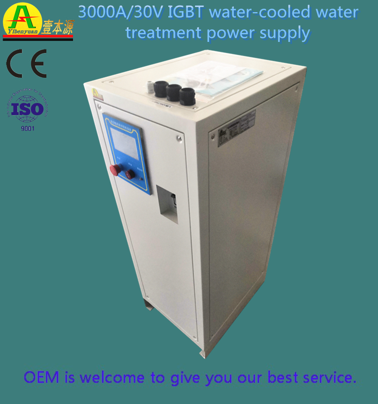 3000A/30V IGBT дизельный двигатель с водяным охлаждением для очистки воды блок питания, регулируемое напряжение и постоянного тока высокой частоты Источник питания постоянного тока