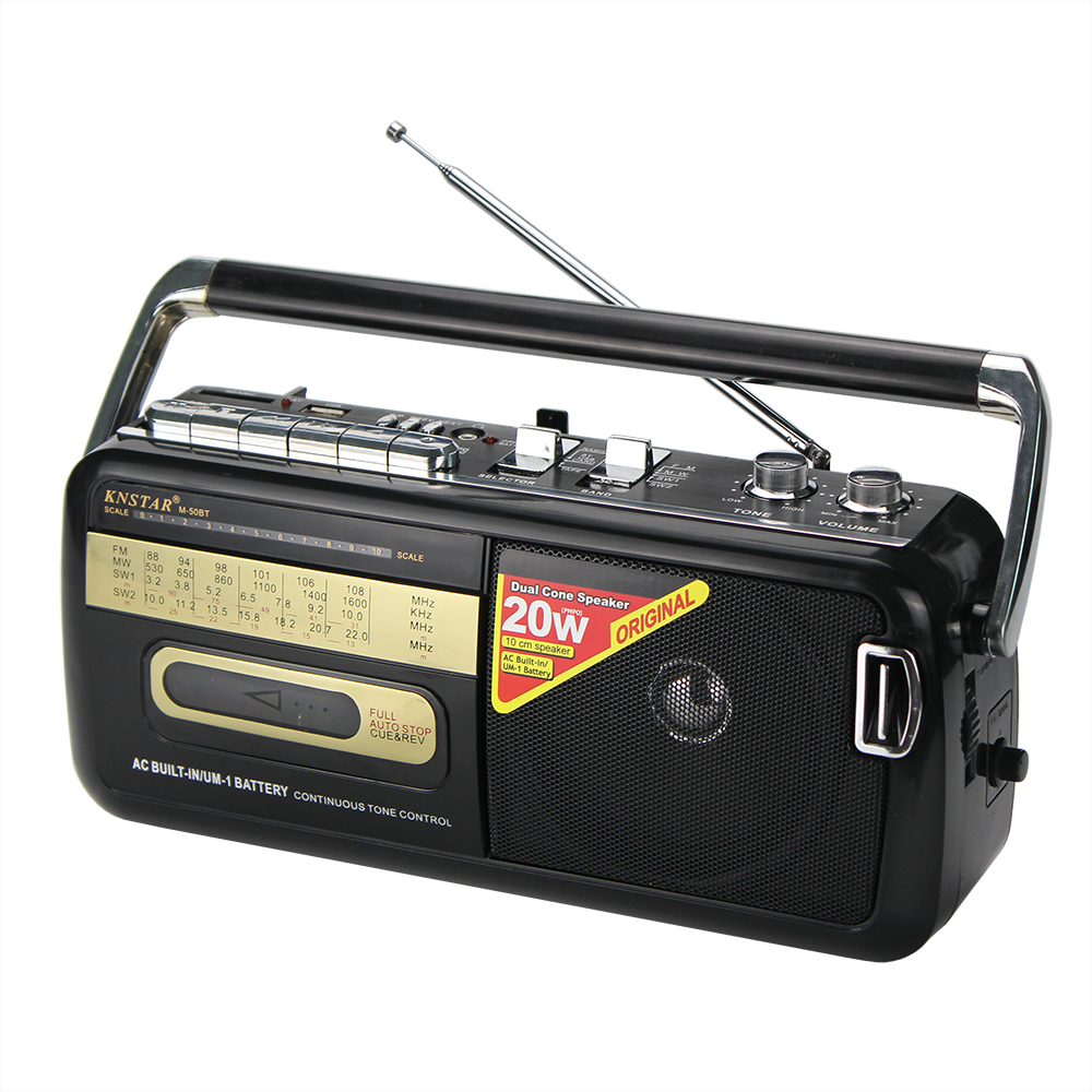 M-50BT классический Кассетный плеер с AM FM SW 4 полосы радио