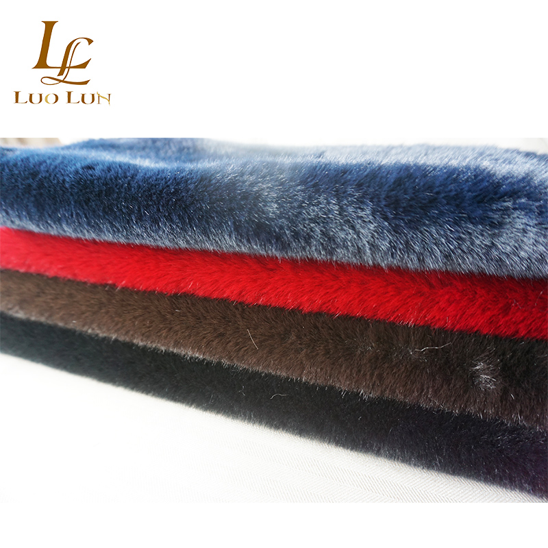 160cm stock High Quality Imitation Rabbit Fur Pile 2cm Soft Fake Fur Artificial Plush Faux Rabbit Fur Fabric