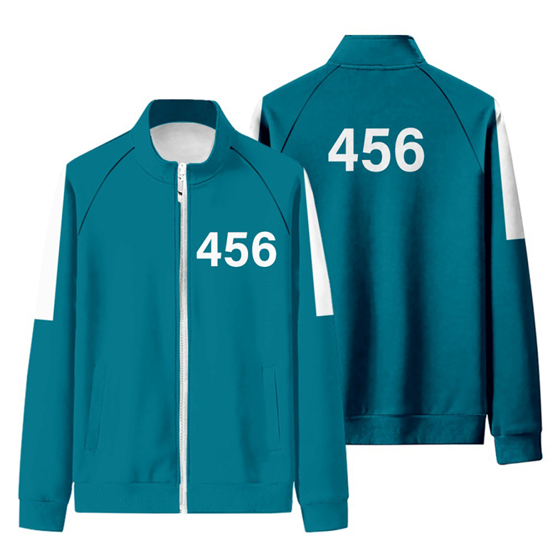 Cosplay squid game jacket Lee Jung-jae's same sportswear costume Korean TV series squid game halloween squid game costumes suits