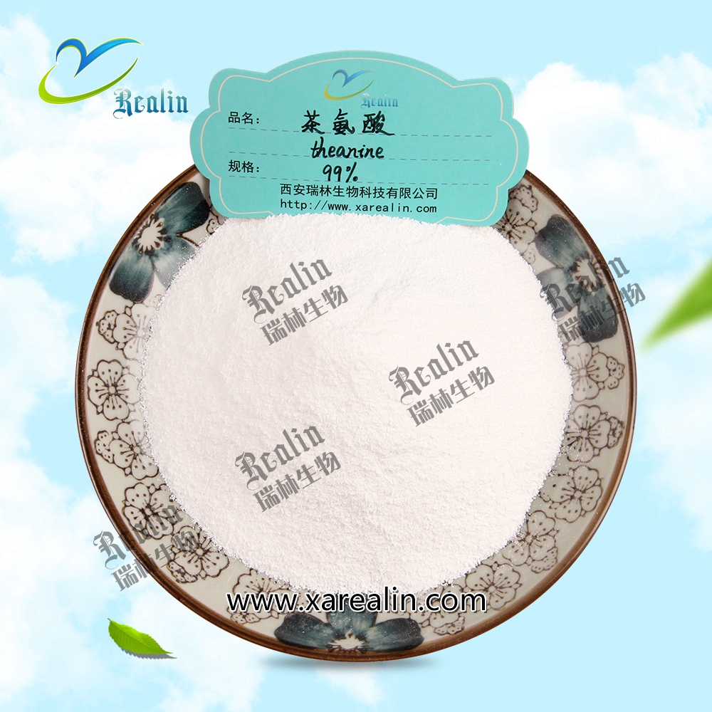 Health Care Supplements Materials Anti Fatigue Food Additives 99% L-Theanine Powder