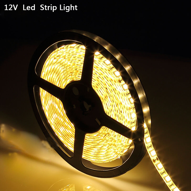 Суперъяркая Водонепроницаемая светодиодная Rgb лента 5050 Smd 300, IP65, 12 В, светодиодная лента Rgb