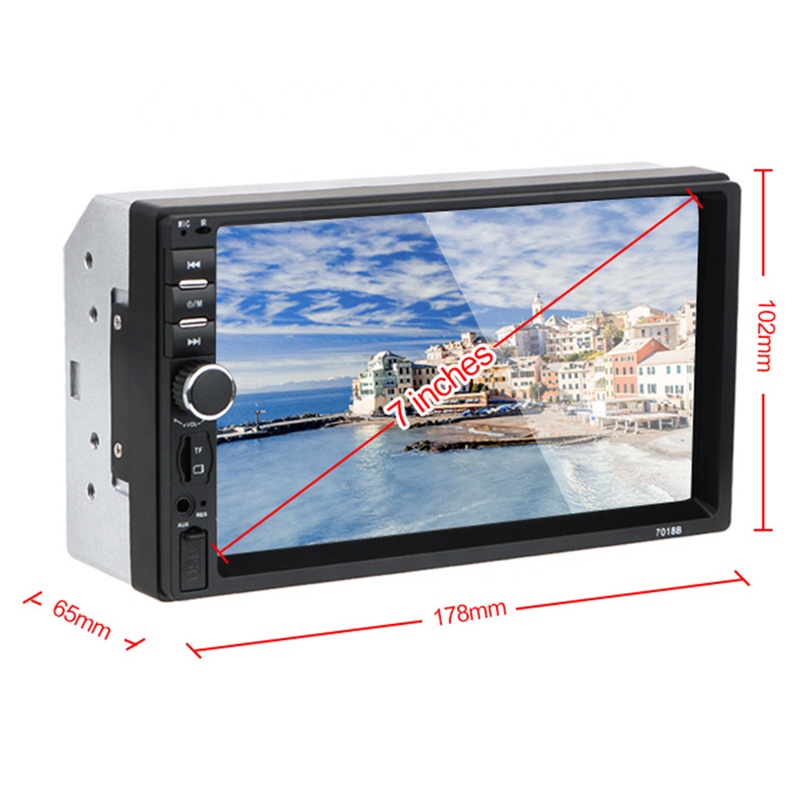 (No Camera)Car Radio 2 Din HD 7" Autoradio Multimedia Player 2 DIN Touch Screen Auto Audio Car Stereo MP5 Bluet00th USB TF FM