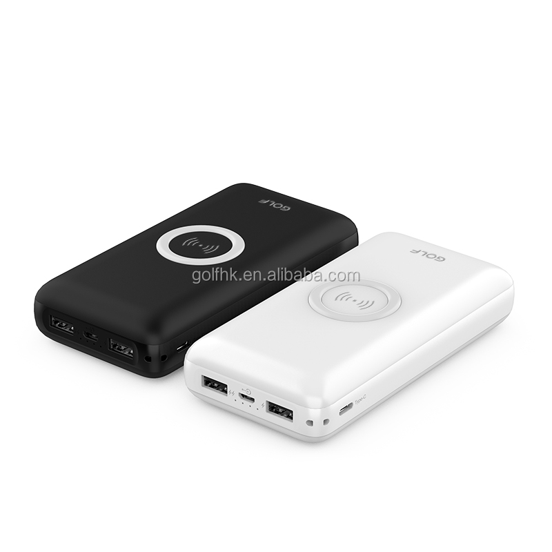 20000 мАч портативное беспроводное зарядное устройство с двойным USB тип-c Беспроводное зарядное устройство