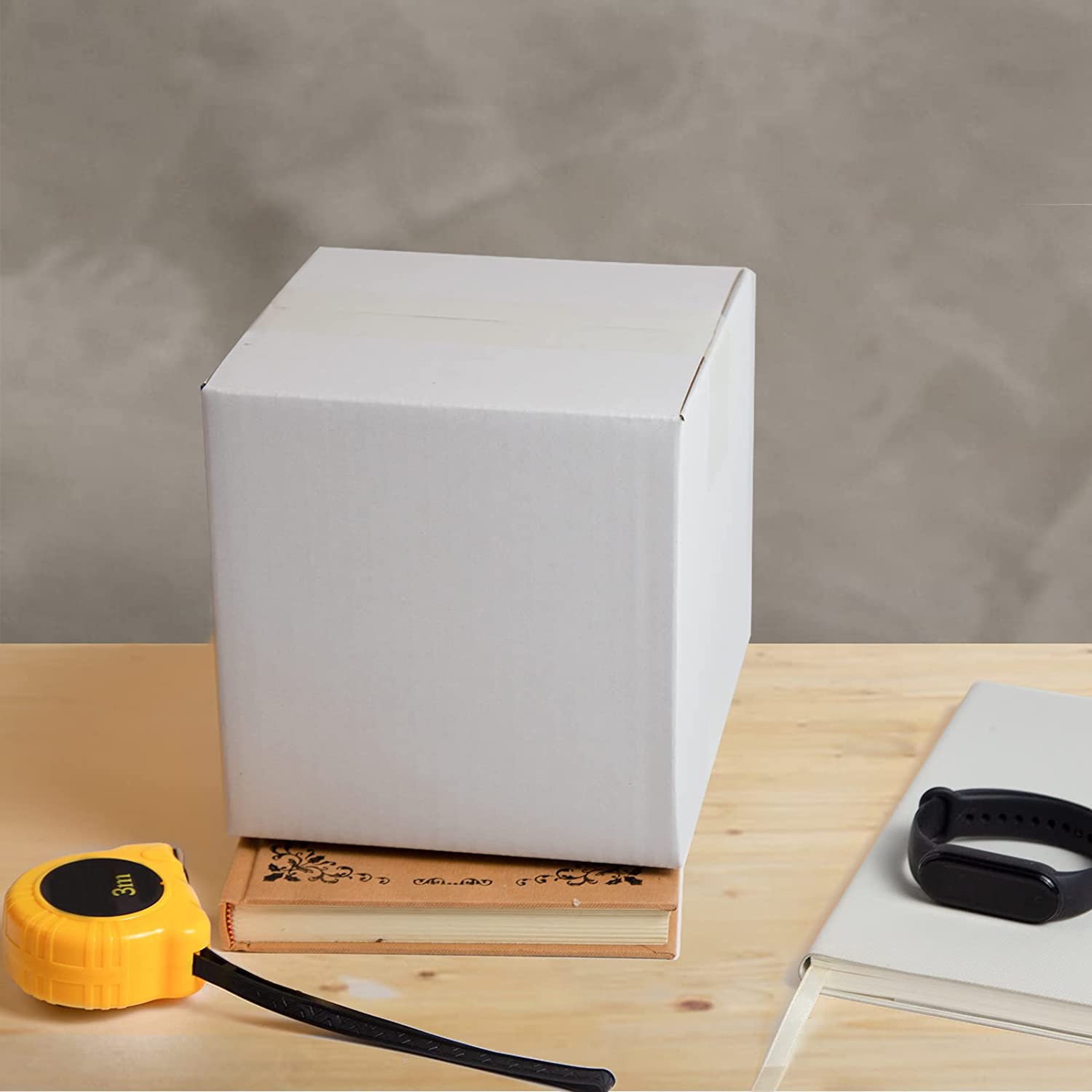 Custom Logo Shipping Mailer Gift Box 6x6x6 Inches Small Corrugated Cardboard Boxes
