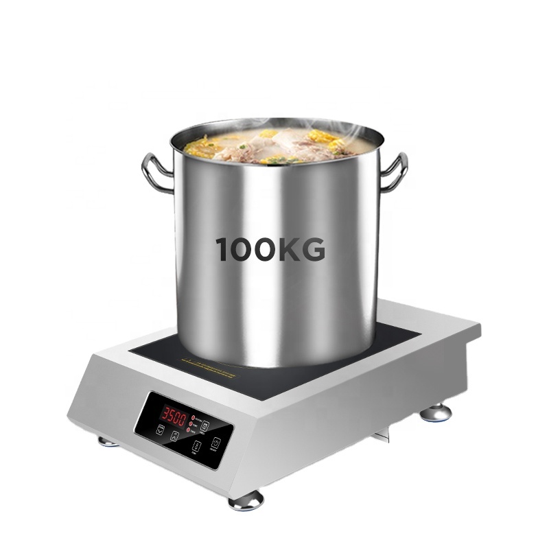 Single Burner 3.5 Kw Magnetic Intelligent Igbt Digital Display China Electromagnet Commercial ih Induction Cooker