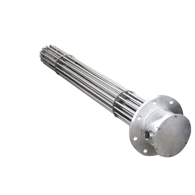 220V 380v 30kw Industrial SUS304 Flange immersion tubular flange tubular heater heater element