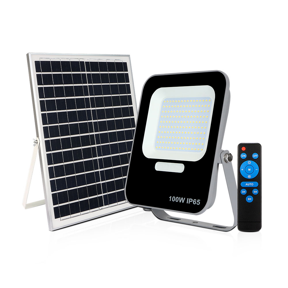KCD Long Life Span Exterior High Mast Road Lights IP65 Waterproof Outdoor Solar Power 50W 100W 150W 200W Solar Led Flood Light